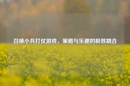 召唤小兵打仗游戏,策略与乐趣的极致融合